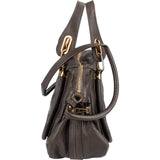 Chloé Brown Leather Paraty Handbag