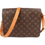 Louis Vuitton Monogram Canvas Cartouchière GM Crossbody Bag - vintageandkickz