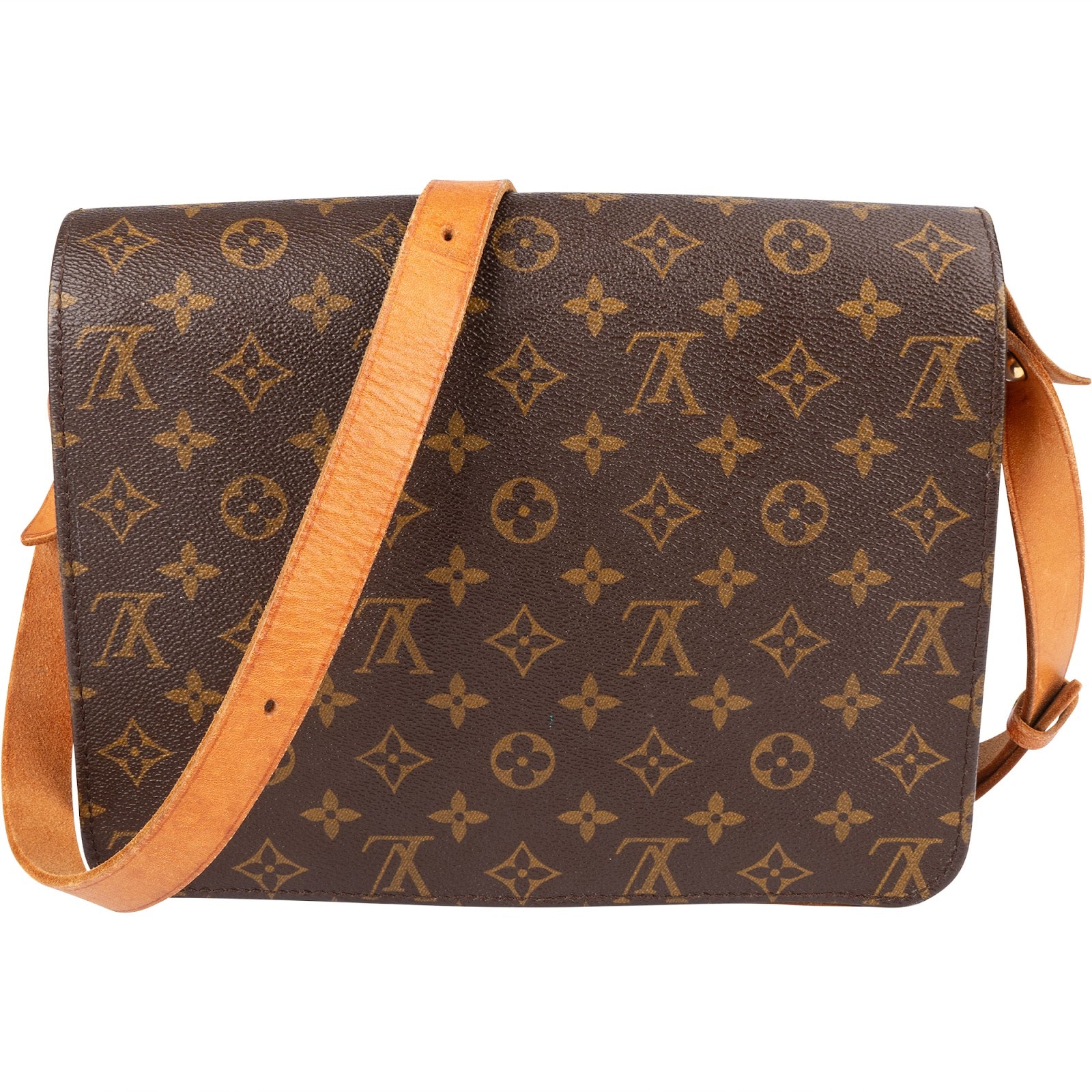 Louis Vuitton Monogram Canvas Cartouchière GM Crossbody Bag - vintageandkickz