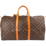 Louis Vuitton Monogram Canvas Keepall 50 Travel Bag