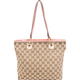 Gucci Monogram GG Canvas Tote Shoulder Bag