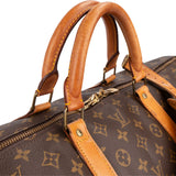 Louis Vuitton Monogram Canvas Keepall 60 Bandoulière Travel Bag