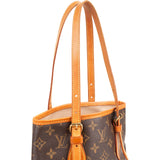 Louis Vuitton Monogram Canvas Bucket PM Shoulder Bag