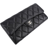 Chanel Caviar Leather Classic Flap Wallet