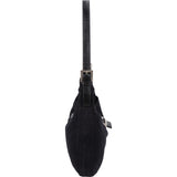 Fendi Classic Cotton Baguette Buckle Shoulder Bag