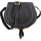 Chloé Grained Calfskin Marcie Saddle Small Crossbody Bag