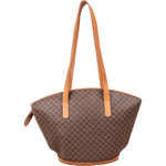 [🔄️B14 / F33] Celine Macadam Canvas Tote Shoulder Bag - vintageandkickz