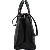 Prada Black Saffiano Leather Galleria Tote Handbag