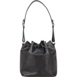 Louis Vuitton Noir Epi Leather Sac Noé Petit Shoulder Bag