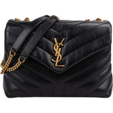Yves Saint Laurent Quilted Lambskin Loulou Medium Crossbody Bag
