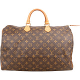 Louis Vuitton Monogram Canvas Speedy 40 Handbag