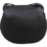 Chloé Back Leather Marcie Mini Saddle Crossbody Bag