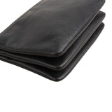 Céline Black Calfskin Trio Small Crossbody Bag