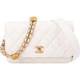 Chanel Quilted Caviar Leather Wallet On Chain Crossbody Bag