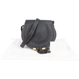 Chloé Grained Calfskin Marcie Mini Saddle Crossbody Bag