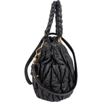 Miu Miu Quilted Leather Handbag - vintageandkickz