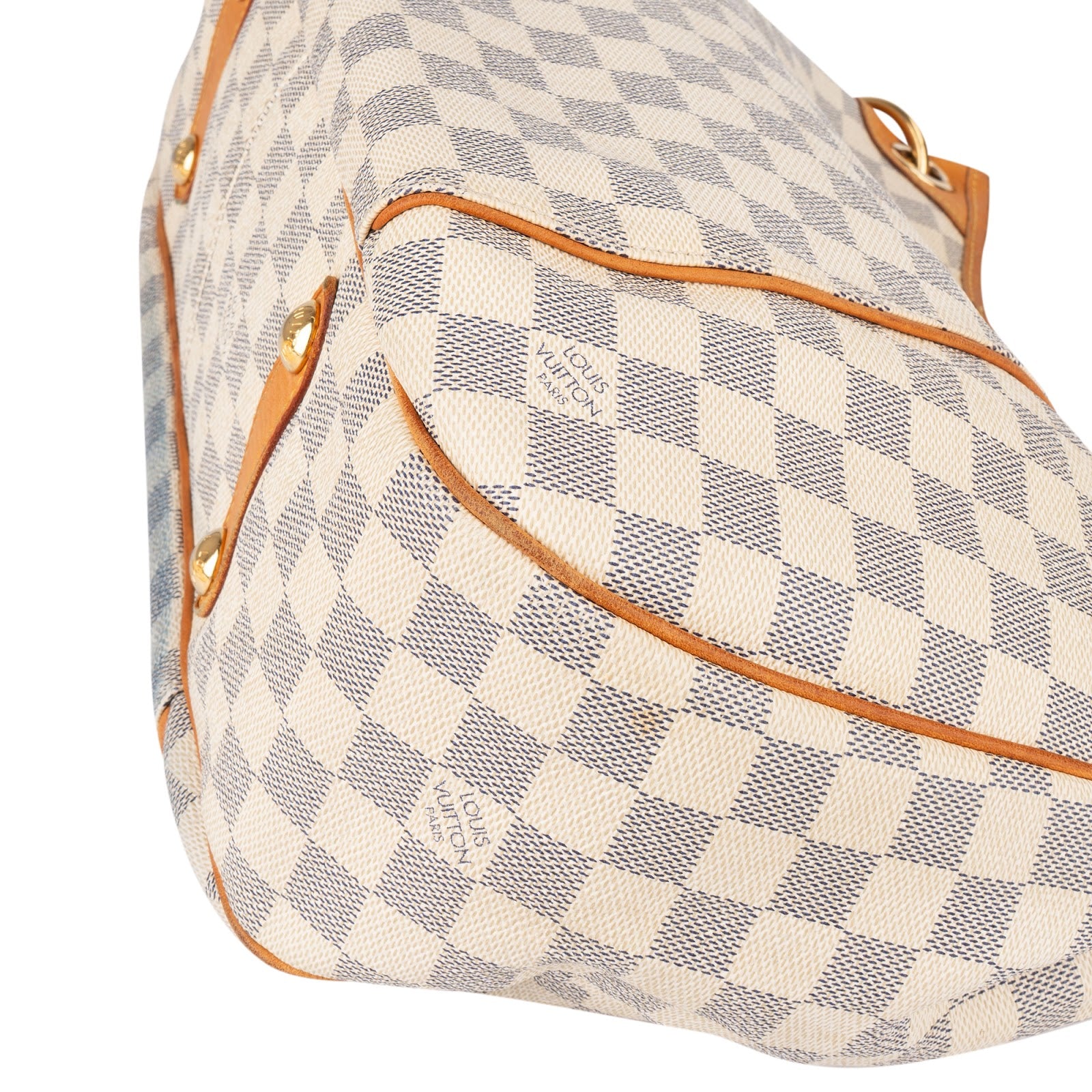 Louis Vuitton Monogram Damier Azur Galliera PM Shoulder Bag - vintageandkickz