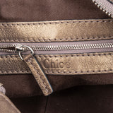 Chloé Metallic Leather Mini Paddington Handbag