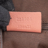 Gucci Monogram GG Canvas Pink Leather Sukey Shoulder Bag