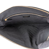 Chanel Caviar Leather Chevron Charms Clutch