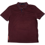 Prada Classic Burgund Cotton Polo Shirt (M)