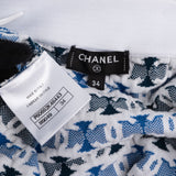 Chanel Multicolor Strick CC Emblem Knit Skirt (DE32 / FR34)