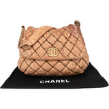Chanel Quilted Lambskin Bubble Maxi Single Flap Shoulder Bag