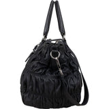 Prada Quiilted Nappa Leather Gaufre Satchel Handbag