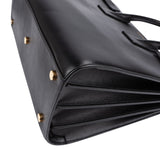 Saint Laurent Black Leather Sac De Jour Handbag