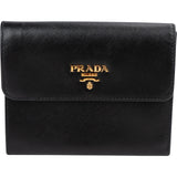 Prada Black Saffiano Bifold Wallet