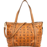 MCM Monogram Visetos Coated  Tote Shoulder Bag