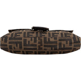Fendi Monogram Zucca Baguette Shoulder Bag