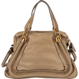 Chloé Grained Leather Paraty Shoulder Handbag