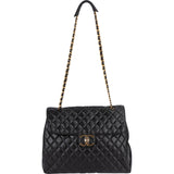 Chanel Quilted Lambskin CC Single Flap Crossbody Bag