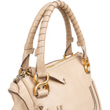 Chloé Grained Leather Marcie Satchel Handbag