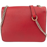 Gucci Grained Leather Interlocking GG Small Crossbody Bag