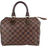 Louis Vuitton Monogram Damier Ebene Speedy 25 Handbag