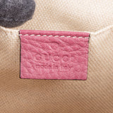 Gucci Pink Leather Soho Disco Crossbody Bag