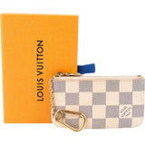 Louis Vuitton Monogram Damier Azur Canvas Cles Key Pouch