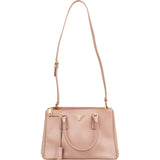 Prada Pink Saffiano Leather Galleria Handbag