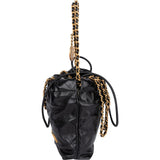 Chanel 22 Stitching Lambskin Small Drawstring Crossbody Bag