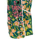 Gucci Green Floral Print Longsleeve Maxi Dress (IT40)