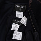 [🔄️B12 / F12] Chanel Multicolor Tweed Skirt with Leather Trim Suit - vintageandkickz