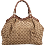 Gucci Monogram GG Canvas Big Sukey Handbag