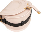Chloé Bicolor Leather Marcie Saddle Crossbody Bag