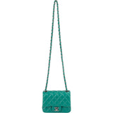 Chanel Quilted Lambskin Mini Rectangular Single Flap Crossbody Bag