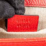 Gucci Grained Leather Interlocking G Crossbody Bag