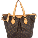 Louis Vuitton Canvas Monogram Palermo PM Handbag