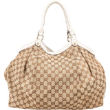 Gucci Monogram GG Canvas Sukey Large Tote Shoulder Bag
