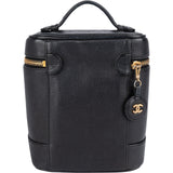 Chanel Caviar Leather Vanity Case Handbag